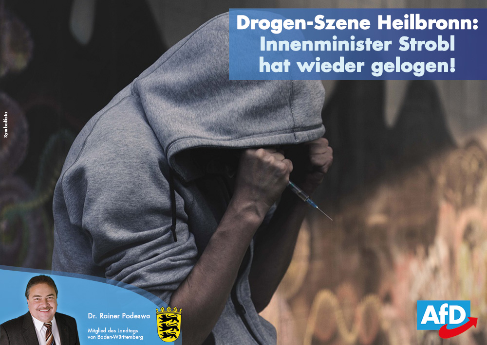 Innenminister hat erneut gelogen: Massiver Schlag gegen Drogenszene in Heilbronn