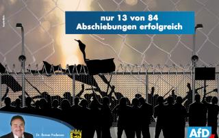 Landeserstaufnahmestelle: nur 13 von 84 Abschiebungen erfolgreich
