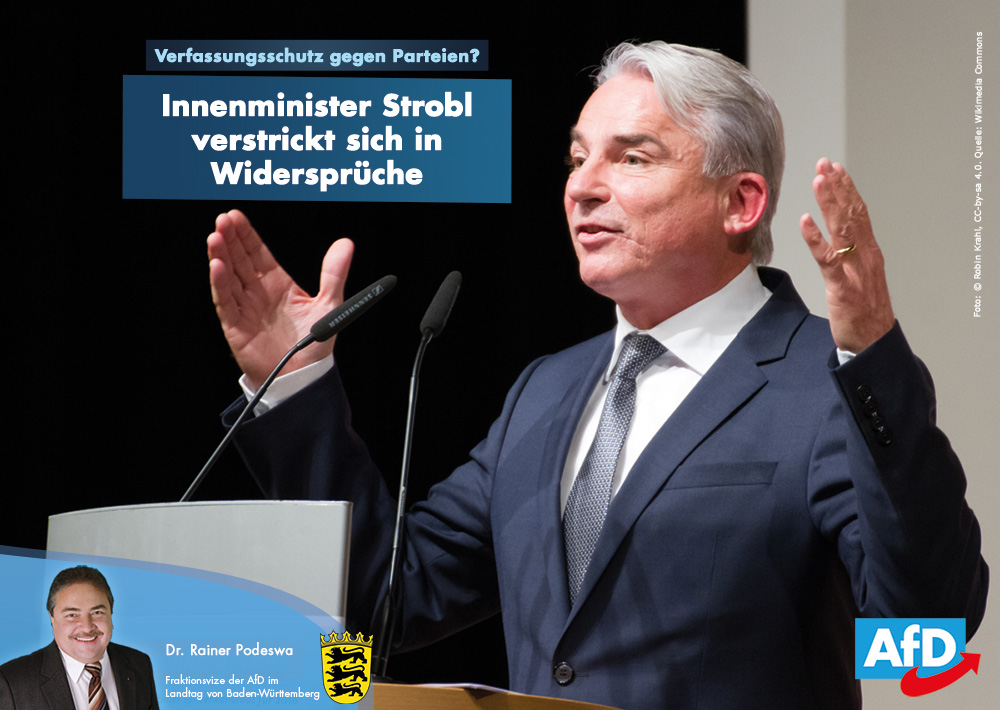 Innenminister Strobl und der Missbrauch des Verfassungsschutzes