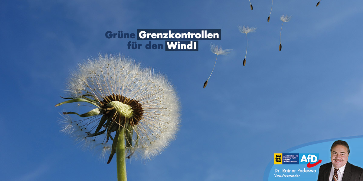 Grüne Grenzkontrollen für den Wind!