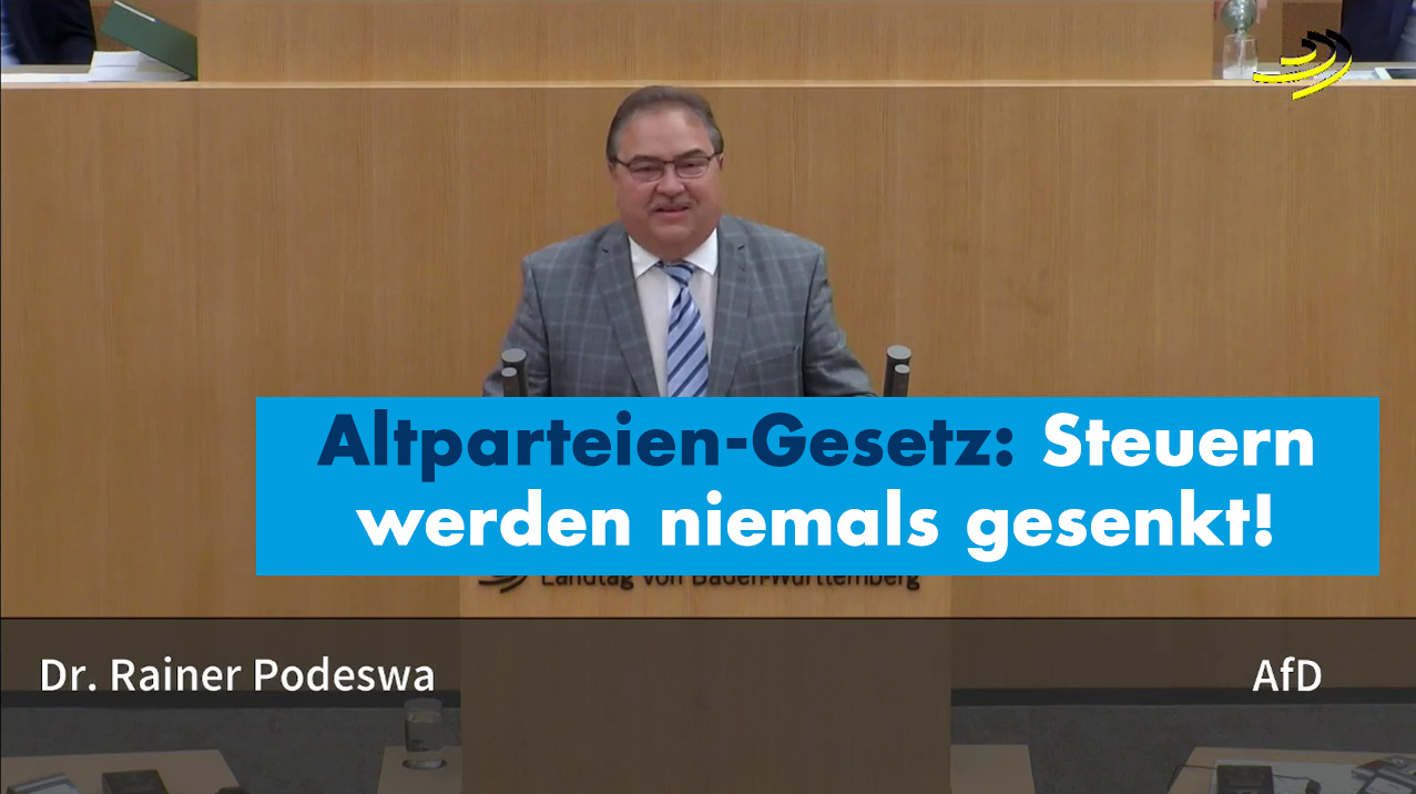 Ungeschriebenes Altparteien-Gesetz: Steuern werden niemals gesenkt!
