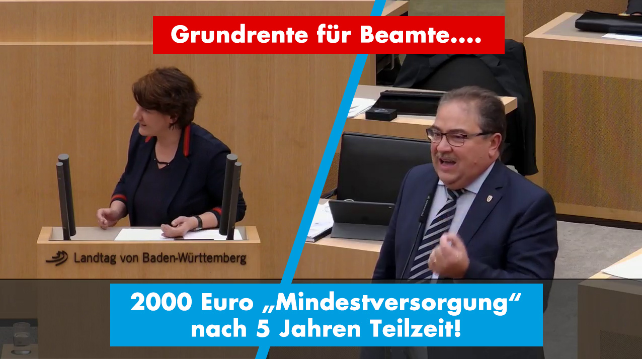 Grünes Geschmäckle: 2000 Euro Pension nach 5 Jahren Teilzeit!