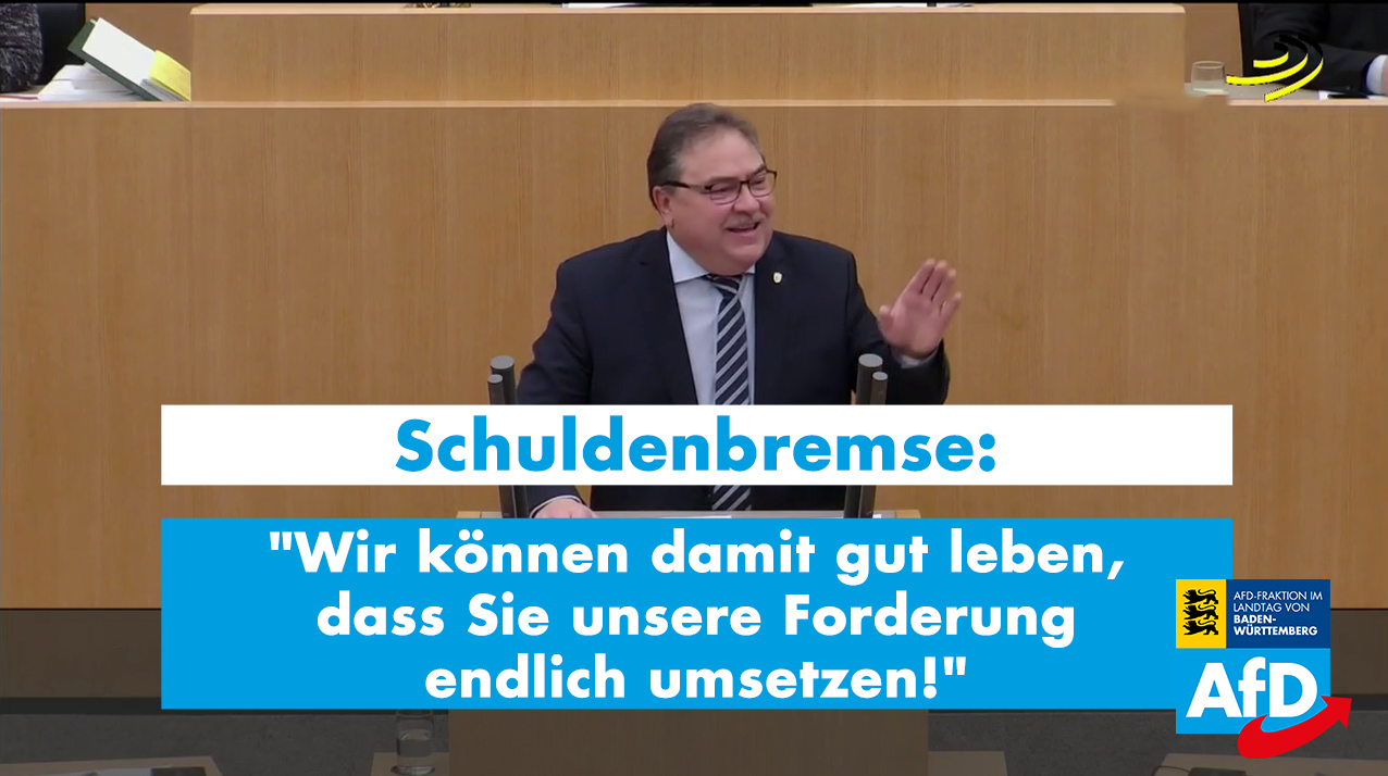 Schuldenbremse nötig, da die Grünen trotz Rekordeinnahmen die Staatsschulden erhöhten!