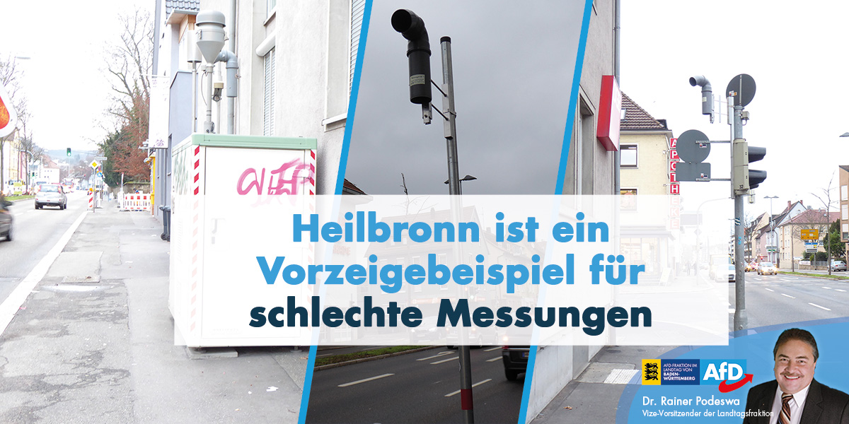 Dr. Rainer Podeswa MdL: keine Fahrverbote für Heilbronn