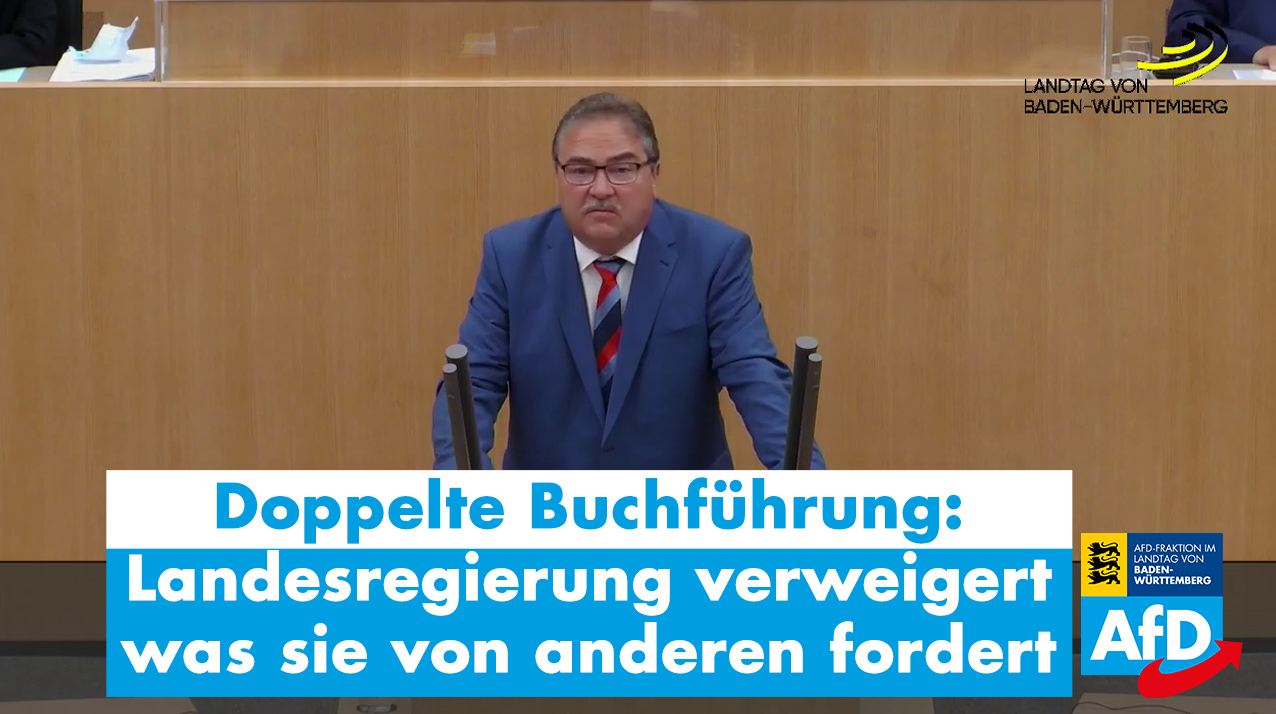 Doppelte Buchführung: Landesregierung verweigert, was sie von anderen fordert