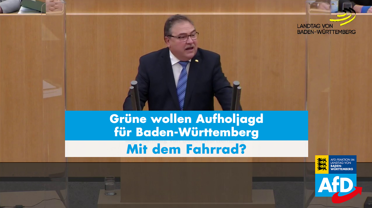 Dr. Rainer Podeswa: grüne Aufholjagd mit dem Fahrrad