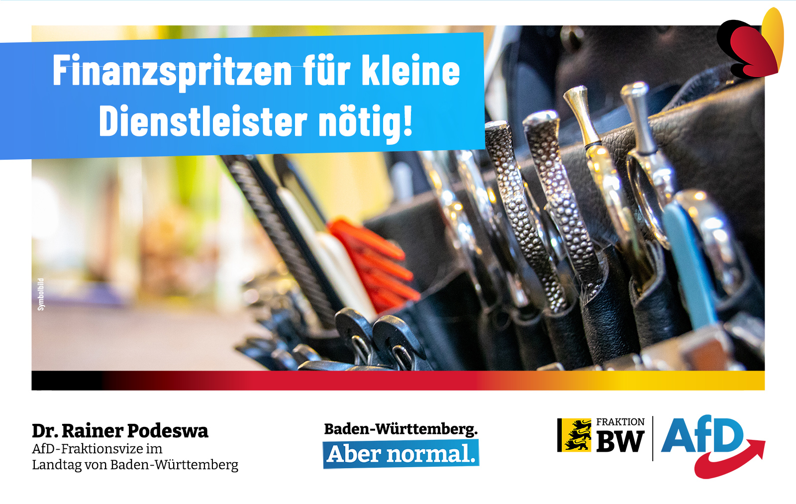 Dr. Rainer Podeswa: Finanzspritzen für Dienstleistungsunternehmen