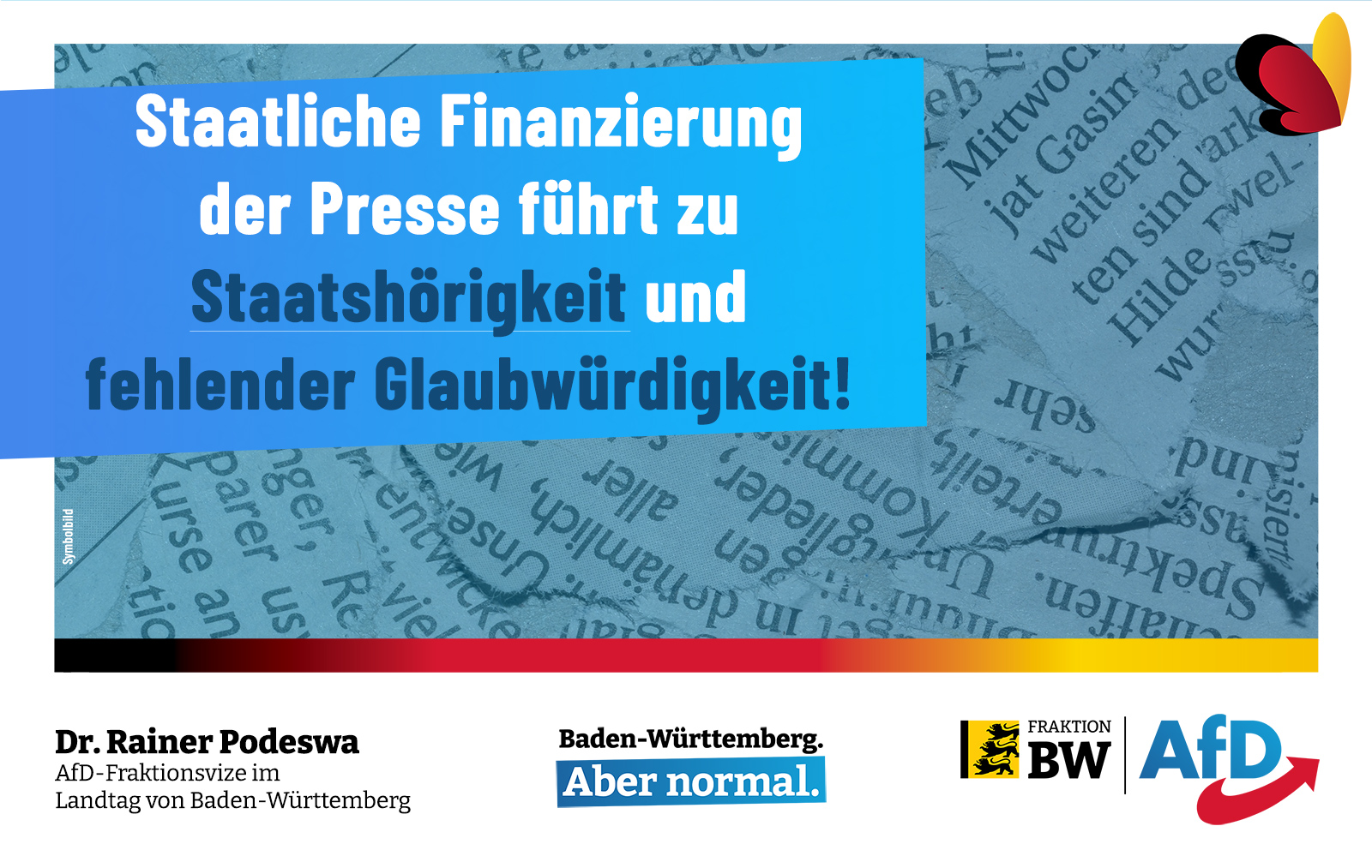 Dr. Rainer Podeswa: Verleger müssen marktwirtschaftlich handeln