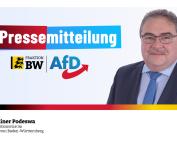 Pressemitteilung von Dr. Rainer Podeswa