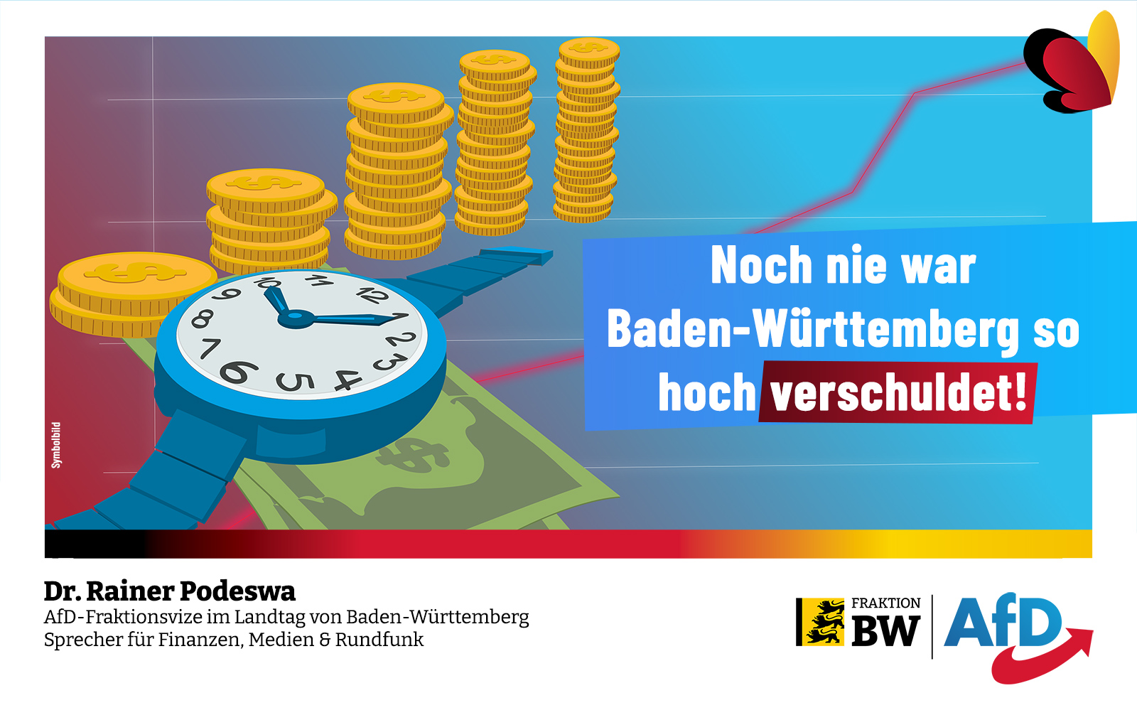 Dr. Rainer Podeswa: Re­gier­ung erkauft sich mit Energie­pau­schale Zeit!