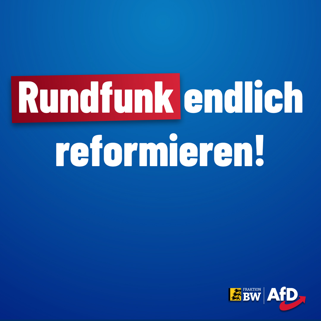 Dr. Rainer Podeswa: Reformierung des Rundfunkbeitrags jetzt!